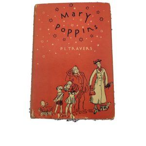 RARE Mary Poppins P.L. Travers Mary Shepard  Dust Cover Reynal Harcourt